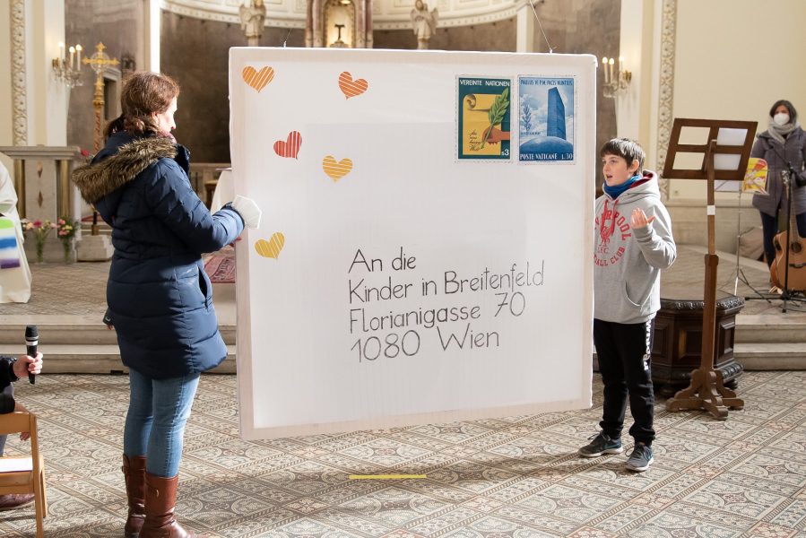 Diesmal wartete eine Überraschung auf alle Kinder in Breitenfeld und Kaiserebersdorf: